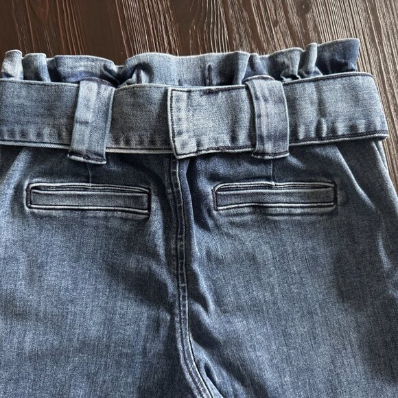 Express Super High Rise Ankle Paperbag Jeans - Size 2 - Picture 7 of 11